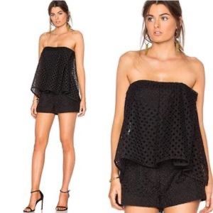 KEEPSAKE Last Dance Romper in Black (Revolve)
